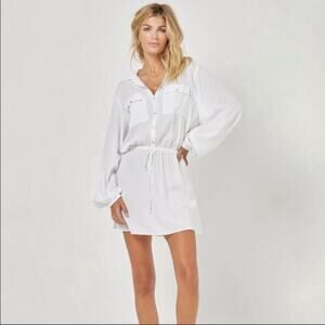 L*space AMELIA DRESS IN WHITE XS